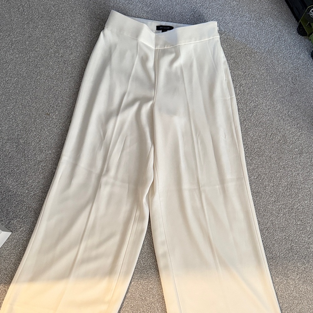 Elegant Cream Women's Pants